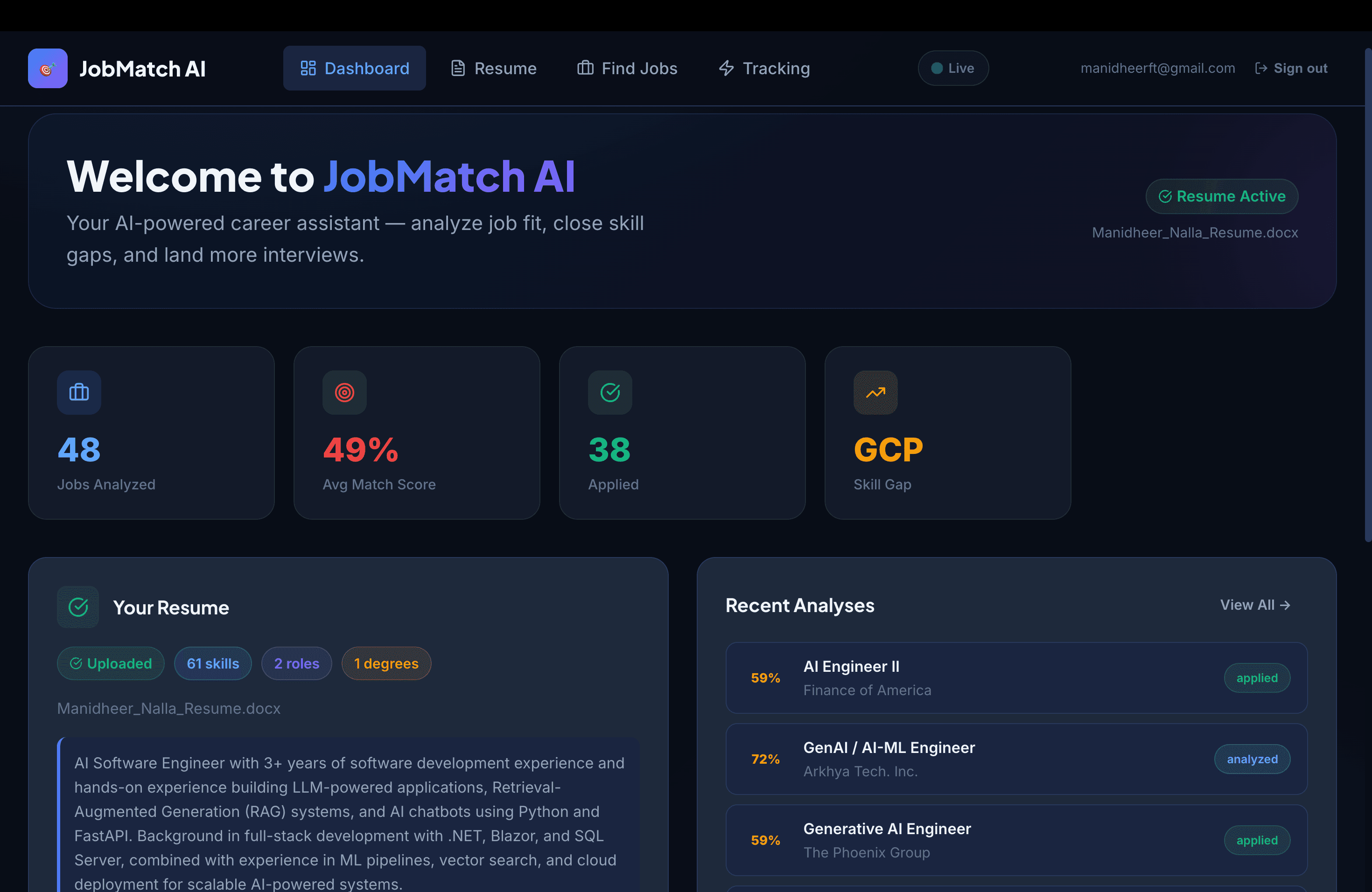 AI Job Match  screenshot 1